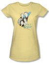 Leave it to Beaver Shirt Juniors Wholesome Family Yellow Tee T-Shirt