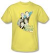 Leave it to Beaver Shirt Wholesome Family Adult Yellow Tee T-Shirt