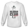 Little Rascals Shirt Club President Long Sleeve White Tee T-Shirt