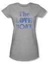 Love Boat Juniors Shirt Distressed Logo Athletic Heather T-Shirt