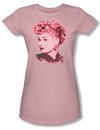 Lucille Lucy Ball Juniors Shirt Beautiful Pink Tee T-Shirt