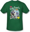 Lucy Shirt - Pro Golf Tips Funny Kelly Green Adult Tee