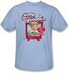 Lucy Shirt - Sixty Years of Laughter Adult Light Blue Tee