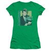 MacGyver Juniors Shirt Wonderous Paperclip Kelly Green T-Shirt