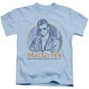 MacGyver Kids Shirt Title Light Blue T-Shirt