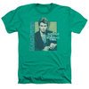 MacGyver Shirt Wonderous Paperclip Heather Kelly Green T-Shirt