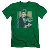 MacGyver Slim Fit Shirt Wonderous Paperclip Kelly Green T-Shirt