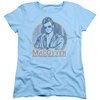 MacGyver Womens Shirt Title Light Blue T-Shirt