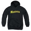 Madagascar Kids Hoodie Logo Black Youth Hoody