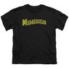 Madagascar Kids Shirt Logo Black T-Shirt