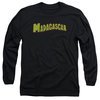 Madagascar Long Sleeve Shirt Logo Black Tee T-Shirt