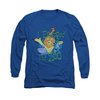 Madagascar Shirt Escaped Long Sleeve Royal Blue Tee T-Shirt