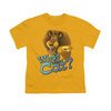 Madagascar Shirt Kids Who&#039;s The Cat Gold Youth Tee T-Shirt