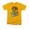 Madagascar Shirt Who&#039;s The Cat Adult Gold Tee T-Shirt