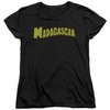 Madagascar Womens Shirt Logo Black T-Shirt