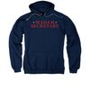 Madam Secretary Hoodie Logo Navy Sweatshirt Hoody