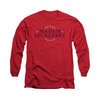 Madam Secretary Shirt Distressed Logo Long Sleeve Red Tee T-Shirt