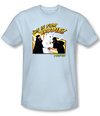 Mallrats T-shirt Movie Bunny Beatdown Adult Light Blue Slim Fit Shirt