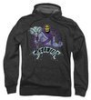 Masters Of The Universe Hoodie Sweatshirt Skeletor Charcoal Adult Hoody