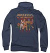 Masters Of The Universe Hoodie Sweatshirt Team Of Heroes Navy Adult Hoody