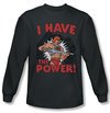 Masters Of The Universe Shirt I Have The Power Long Sleeve Charcoal Tee