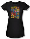 Masters Of The Universe Shirt Juniors Character Heads Black Tee