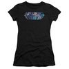 Masters Of The Universe Shirt Juniors Space Logo Black Tee T-Shirt