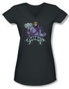 Masters Of The Universe Shirt Juniors V Neck Skeletor Charcoal Tee