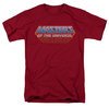 Masters Of The Universe Shirt Logo Adult Cardinal Tee T-Shirt