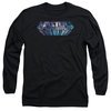 Masters Of The Universe Shirt Long Sleeve Space Logo Black Tee T-Shirt