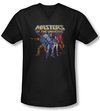 Masters Of The Universe Shirt Slim Fit V Neck Team Of Villains Navy Tee