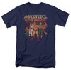 Masters Of The Universe Shirt Team Of Heroes Adult Navy Tee T-Shirt