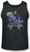 Masters Of The Universe Tank Top Skeletor Charcoal Tanktop