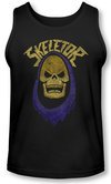 Masters Of The Universe Tank Top Skeletor Hood Black Tanktop