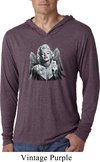 Mens Shirt Marilyn Butterfly Lightweight Hoodie Tee T-Shirt