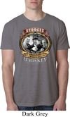 Mens Three Stooges Shirt Moonshine Whiskey Burnout Tee T-Shirt