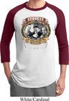 Mens Three Stooges Shirt Moonshine Whiskey Raglan Tee T-Shirt