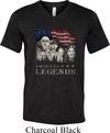 Mens Three Stooges Shirt Rushmorons Tri Blend V-neck Tee T-Shirt