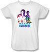 Miami Vice Ladies T-shirt Crockett And Tubbs White Tee Shirt