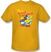 Mighty Mouse Adult T-shirt - Mouse of Tomorrow Gold Tee