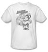 Mighty Mouse Kids T-shirt Protect And Serve Youth White Tee