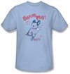 Mighty Mouse T-shirt - TV Series Save Me Adult Light Blue Tee