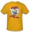 Mighty Mouse T-shirt - TV Series Vintage Day Adult Gold Tee