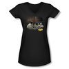 Mirrormask Shirt Juniors V Neck Bob Malcolm Black Tee T-Shirt