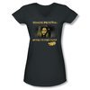 Mirrormask Shirt Juniors V Neck Missing Princess Charcoal Tee T-Shirt