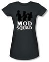 Mod Squad Juniors Shirt Mod Squad Run Simple Charcoal T-Shirt