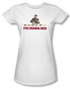 Monk Shirt Juniors I&#039;m Monk Ish White Tee T-Shirt