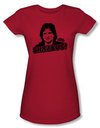 Mork and Mindy Juniors Shirt Shazbot Red T-Shirt