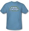 Mork and Mindy Kids Shirt Distressed Logo Youth Carolina Blue T-Shirt