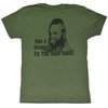 Mr. T T-shirt Disgrace Adult Heather Green Tee Shirt